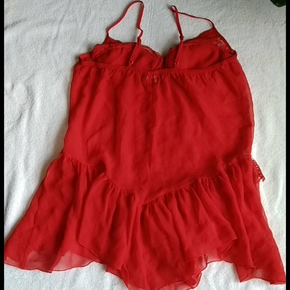 Women's lingerie size Large Lace Red short - Picture 3 of 5